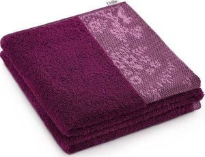 AmeliaHome Ręcznik bawełniany rubinowa czerwień 50 x 90 cm CREA AmeliaHome 1