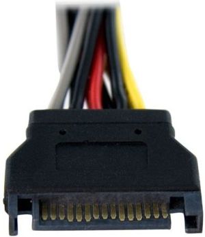 StarTech SATA 15-pin - SATA 15-pin x2, 0.15m, Wielokolorowy (PYO2SATA) 2