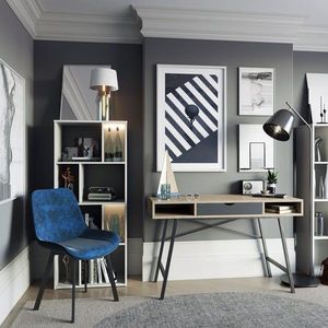 Biurko Homede Kayl Jasnobrązowe 120 cm x 48 cm 2