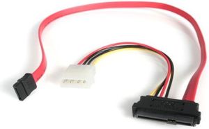 StarTech SFF 8482 - SATA, 0.45m, Czerwony (SAS729PW18) 2