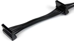 StarTech SATA 15-pin - SATA 15-pin x4, 0.4m, Czarny (PYO4SATA) 2