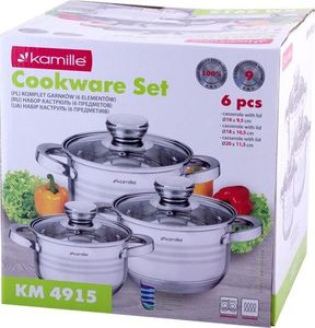 Kamille Komplet garnków 6 elementowy Kamille KM-4915 9