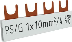 Doktorvolt Szyna łączeniowa grzebieniowa PS/G 1-fazowa 4-modułowa 10mm2 DV 6695 1