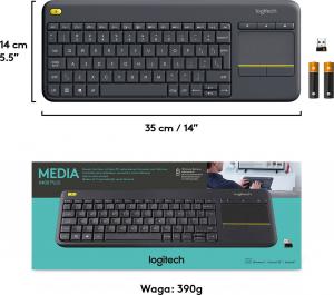 Klawiatura Logitech K400 Plus (920-007145) 8