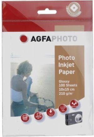 AgfaPhoto Photo Inkjet Paper 210g/m² 10x15cm 100 arkuszy (AP210100A6) 1