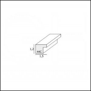 Ramka Deknudt 30x45, drewniana, dąb (S44CH1 30x45) 3