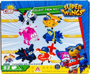 Pepco Klocki Super Wings mix wzorów czerwony 2