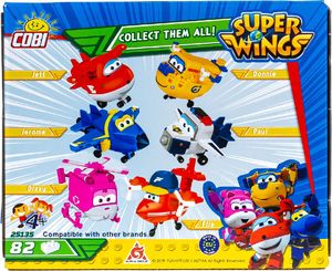 Pepco Klocki Super Wings mix wzorów granatowy 2