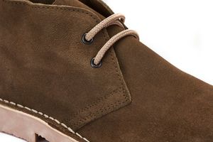 Solier Zamszowe buty męskie chukka boots khaki 43 5