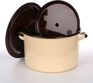 Emalia Silesia Rybnik Garnek powidlak do pasteryzacji / gotowania / wekowania słoików i przetworów Silesia Rybnik 13,6 l 3