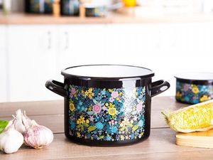 Emalia Silesia Rybnik Garnek emaliowany na gaz i indukcję Silesia Rybnik Dream Garden 3,3 l 1