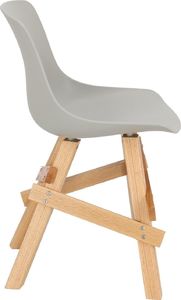 Intesi Krzesło Rail szare/ dębowe uniwersalny 3