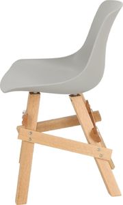 Intesi Krzesło Rail szare/ dębowe uniwersalny 7