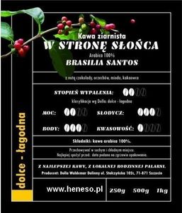 Kawa mielona Dolla Kawa mielona Dolla - W stronę słońca BRASIL SANTOS 500 g 2