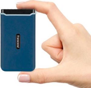 Dysk zewnętrzny SSD Transcend ESD370C 500GB Niebieski (TS500GESD370C) 3