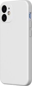 Baseus Baseus Liquid Silica Gel Case Elastyczne żelowe etui iPhone 12 Biały (WIAPIPH61N-YT02) uniwersalny 2
