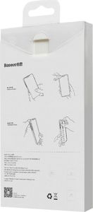 Baseus Baseus Liquid Silica Gel Case Elastyczne żelowe etui iPhone 12 Biały (WIAPIPH61N-YT02) uniwersalny 6