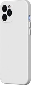 Baseus Baseus Liquid Silica Gel Case Elastyczne żelowe etui iPhone 12 Pro Biały (WIAPIPH61P-YT02) uniwersalny 2