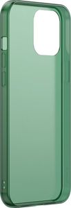 Baseus Baseus Frosted Glass Case Sztywne etui z elastyczną ramką iPhone 12 mini Ciemnozielony (WIAPIPH54N-WS06) uniwersalny 2