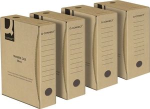 Q-Connect Pudło Archiwizacyjne Q-Connect, Karton, A4/100Mm, Szare 2