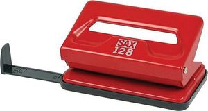 Dziurkacz SAX 128S 12 kartek Czerwony (ISAX128S-04) 1