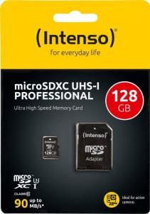 Karta Intenso Professional MicroSDXC 128 GB Class 10 UHS-I/U1  (3433491) 4