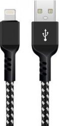 Kabel USB Maclean USB-A - Lightning 1 m Czarny (MCE472) 1
