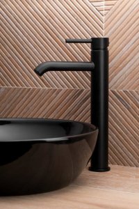 Bateria umywalkowa KFA Moza stojąca czarny (5032-612-81) 4