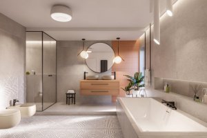 Bateria umywalkowa KFA Mokait stojąca czarny (5532-612-81) 3