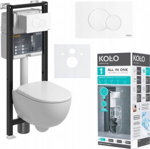 Zestaw podtynkowy Koło Zestaw All-in-One stelaż Technic GT Smart Fresh z miską Nova Pro Premium RF krótką 3