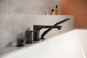 Bateria wannowa KFA Mokait wolnostojące czarny (5535-210-81) 3