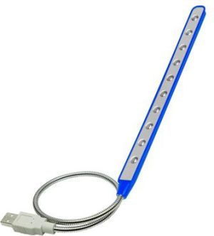 Lampka USB Vakoss 10 diod LED niebieski (LC-7013B) 1