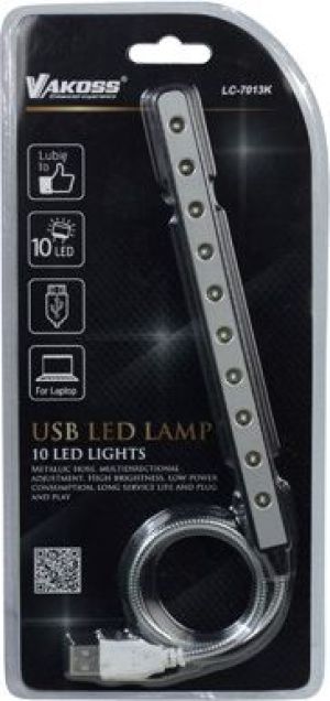 Lampka USB Vakoss 10 diod LED czarny (LC-7013K) 2