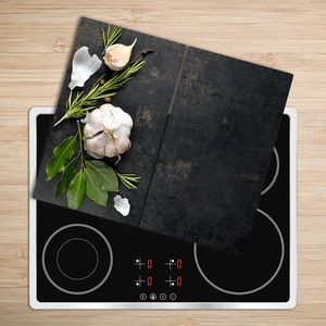 Deska do krojenia Tulup szklana Czosnek 1 52x30cm 2szt. 2