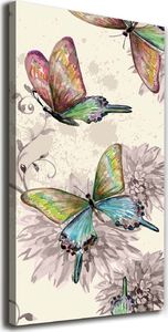 Tulup Obraz Na Płótnie 50x100 Obraz Canvas Kolorowe motyle 1