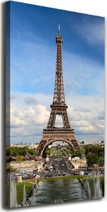 Tulup Obraz Na Płótnie 50x100 Obraz Canvas Wieża Eiffla Paryż 1