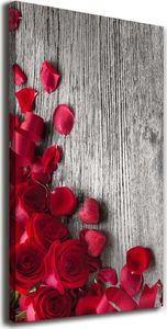 Tulup Obraz Na Płótnie 50x100 Obraz Canvas Czerwone róże 1