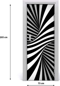 Tulup Fototapeta samoprzylepna na drzwi 75 x 205 cm Abstrakcja 3d 3