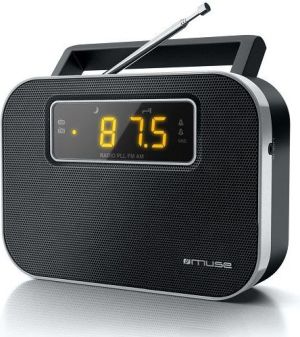 Radio Muse Muse M-081R Black, Alarm function, 2-band PLL portable radio 1