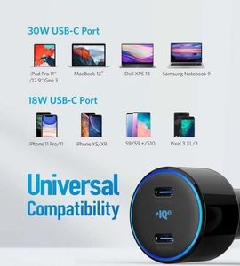 Ładowarka Anker PowerDrive+ III Duo Origin 2x USB-C 3 A  (A2725H11) 6