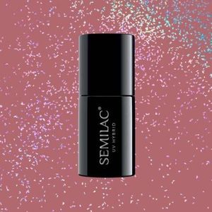 Semilac Semilac Lakier Hybrydowy 321 Shimmer Dust Caramel, 7 ml 2