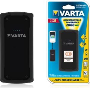 Powerbank Varta Indestructible Powerpack 2000, 2000mAh (57954101401) 1