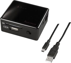 Czytnik Hama WiFi Data Reader SD/USB (114978) 1