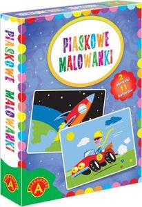 Alexander Piaskowe malowanki - Auto i Rakieta ALEX 1