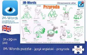 iM-Words Puzzle 120 Angielski - Przyroda 1