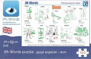 iM-Words Puzzle 120 Angielski - Dom 1