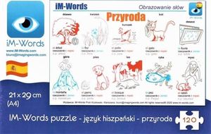 iM-Words iM-Words Puzzle 120 Hiszpański - Przyroda 1