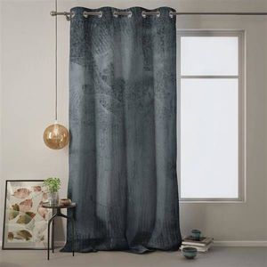AmeliaHome Zasłony Velvet na przelotkach Grafit 140X270 1