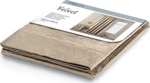 AmeliaHome Zasłona Velvet na taśmie Krem 140X245 4