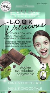 Eveline Look Delicious  Bio Maseczka z naturalnym peelingiem - Mint & Chocolate 1